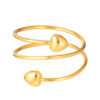 TOMEI [Online Exclusive] Swirling Swirling Little Heart Ring, Yellow Gold 916