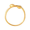 TOMEI [Online Exclusive] Swirling Swirling Little Heart Ring, Yellow Gold 916