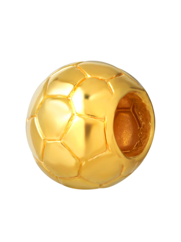 TOMEI [Online Exclusive] Football Charm, Yellow Gold 916