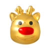 TOMEI [Online Exclusive] Pampered Deer Charm, Yellow Gold 916