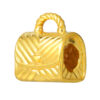 TOMEI [Online Exclusive] Fashion Handbag Charm, Yellow Gold 916