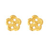 TOMEI X XIFU Wofen Inspired Earrings, Yellow Gold 999