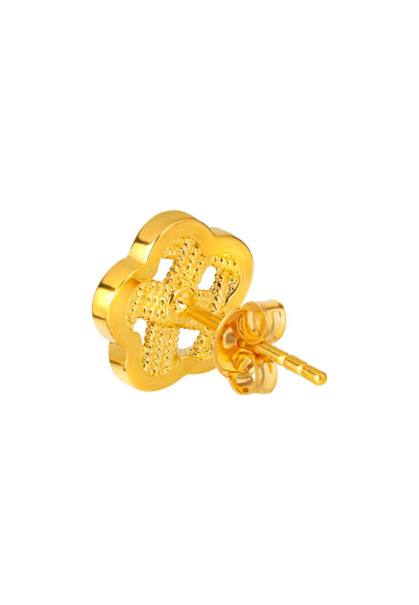 TOMEI X XIFU Wofen Inspired Earrings, Yellow Gold 999