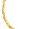 TOMEI WIde Curb Bracelet, Yellow Gold 916