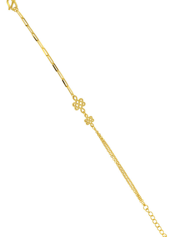 TOMEI Ruyi Knot Bracelet, Yellow Gold 999