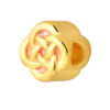 TOMEI [Online Exclusive] Pink Knot Charm, Yellow Gold 999