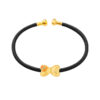 TOMEI [Online Exclusive] Rainbow Ribbon Charm, Yellow Gold 999