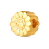 TOMEI [Online Exclusive] Smiley Sunflower Charm, Yellow Gold 999