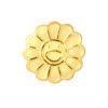 TOMEI [Online Exclusive] Smiley Sunflower Charm, Yellow Gold 999