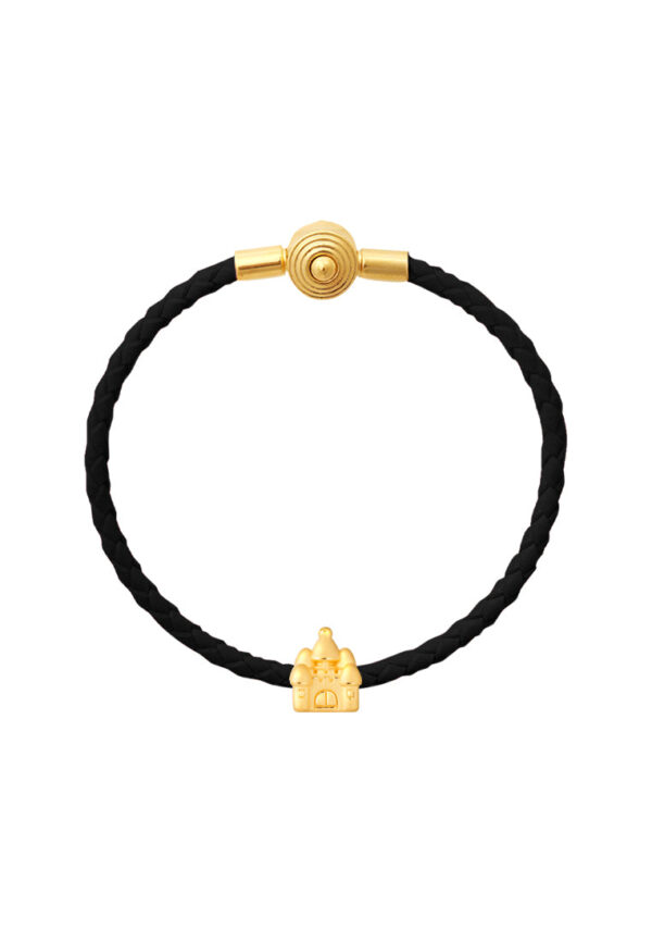 TOMEI [Online Exclusive] Magical Fairytale Castle Charm, Yellow Gold 999 (5D)