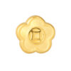 TOMEI [Online Exclusive] Wealthy Flower Charm, Yellow Gold 999
