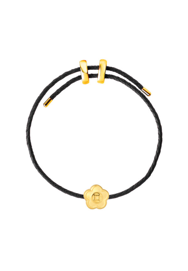 TOMEI [Online Exclusive] Wealthy Flower Charm, Yellow Gold 999