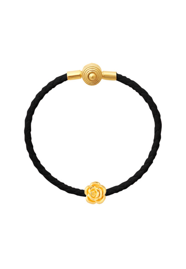TOMEI [Online Exclusive] Petals of Love Charm, Yellow Gold 999 (5D)