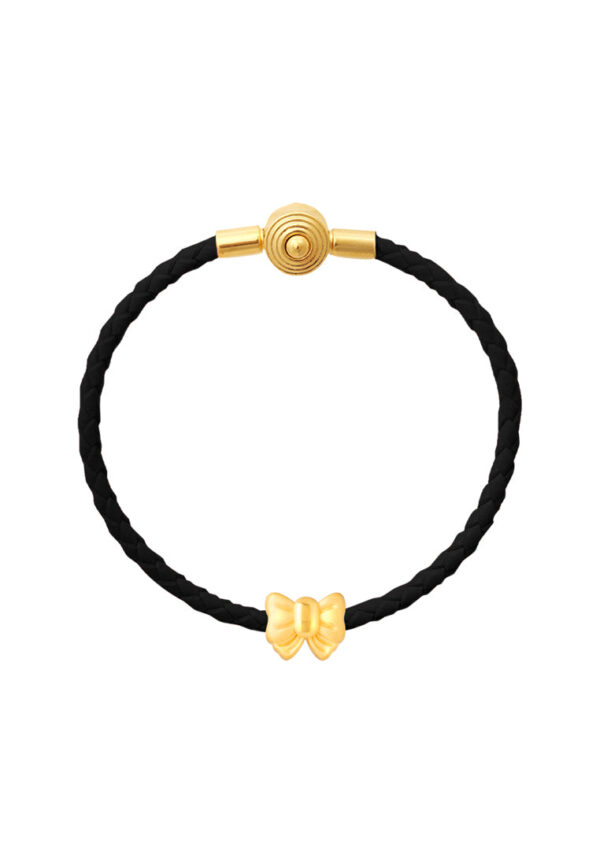 TOMEI [Online Exclusive] Fairy Ribbon Charm, Yellow Gold 999 (5D)