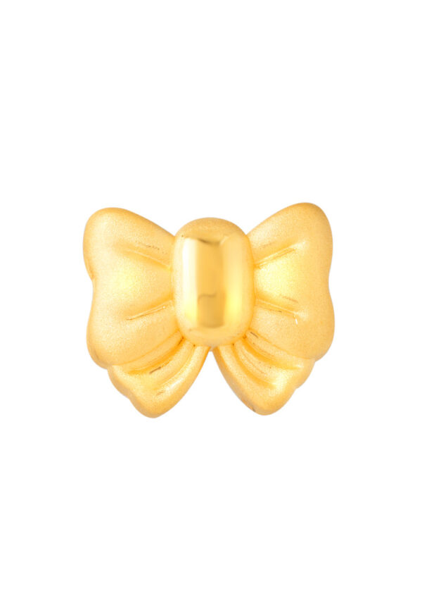 TOMEI [Online Exclusive] Fairy Ribbon Charm, Yellow Gold 999 (5D)