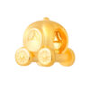 TOMEI [Online Exclusive] Be My Cinderella Pumpkin Coach Charm, Yellow Gold 999 (5D)