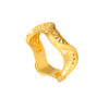 TOMEI Sri Puteri Collection Wavy Ring, Yellow Gold 916