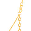 TOMEI Simplicity Double Bar Necklace, Yellow Gold 916