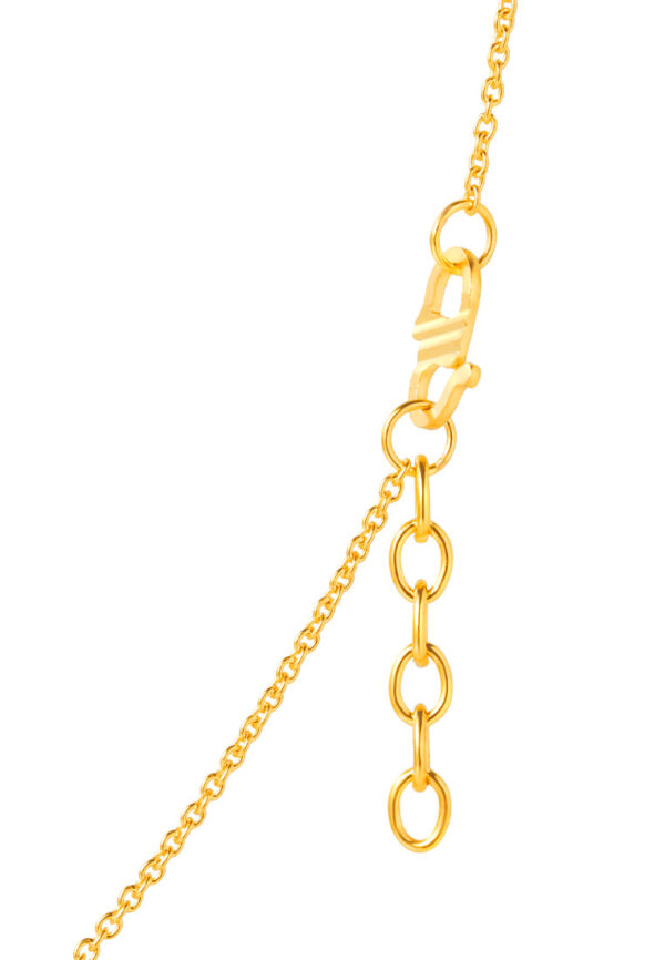 TOMEI Simplicity Double Bar Necklace, Yellow Gold 916