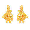 [TOMEI x Prima Gold] Vigorous Vine Earrings, Yellow Gold 999