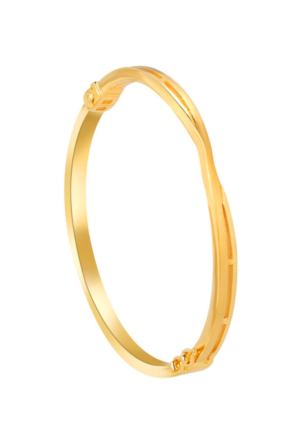 TOMEI Twisted Bangle, Yellow Gold 916