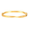TOMEI Twisted Bangle, Yellow Gold 916
