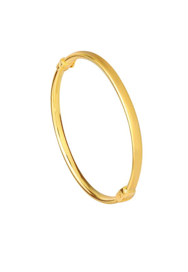 TOMEI Stylish Modern Bangle, Yellow Gold 916