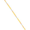 TOMEI Trio-Tone Bead Bracelet, Yellow Gold 916