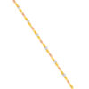 TOMEI Trio-Tone Bead Bracelet, Yellow Gold 916