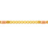 TOMEI Trio-Tone Bead Bracelet, Yellow Gold 916