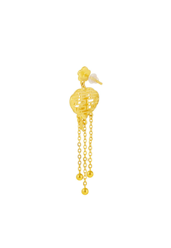 TOMEI x Xifu Earrings, Yellow Gold 999