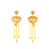 TOMEI x Xifu Earrings, Yellow Gold 999
