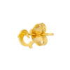 TOMEI Dolphin Love Earrings, Yellow Gold 916