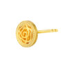TOMEI Rose Earrings, Yellow Gold 916
