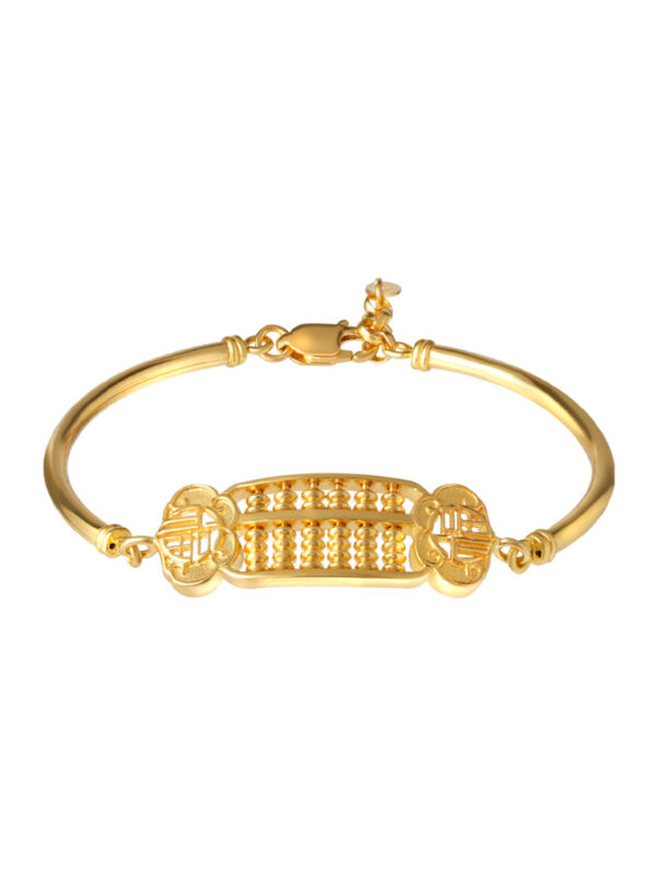 TOMEI Ruyi Abacus Bracelet, Yellow Gold 916