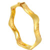 TOMEI Sri Puteri Collection Wavy Bangle, Yellow Gold 916