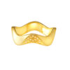 TOMEI Sri Puteri Collection Wavy Ring Yellow Gold 916