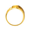 TOMEI Sri Puteri Collection Quintet Layer Ring, Yellow Gold 916