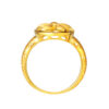 TOMEI Sri Puteri Collection Hibiscus Ring, Yellow Gold 916
