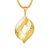 TOMEI Sri Puteri Collection Droplet Pendant, Yellow Gold 916