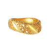 TOMEI Sri Puteri Collection Filigree Ring, Yellow Gold 916