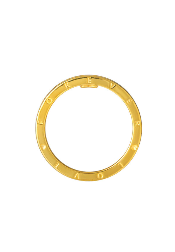 TOMEI True Love Couple Ring, Yellow Gold 916