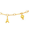 TOMEI Travel With Love Bracelet, Yellow Gold 916