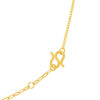 TOMEI X XIFU Love Knot Necklace, Yellow Gold 999
