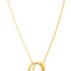 TOMEI X XIFU Love Knot Necklace, Yellow Gold 999