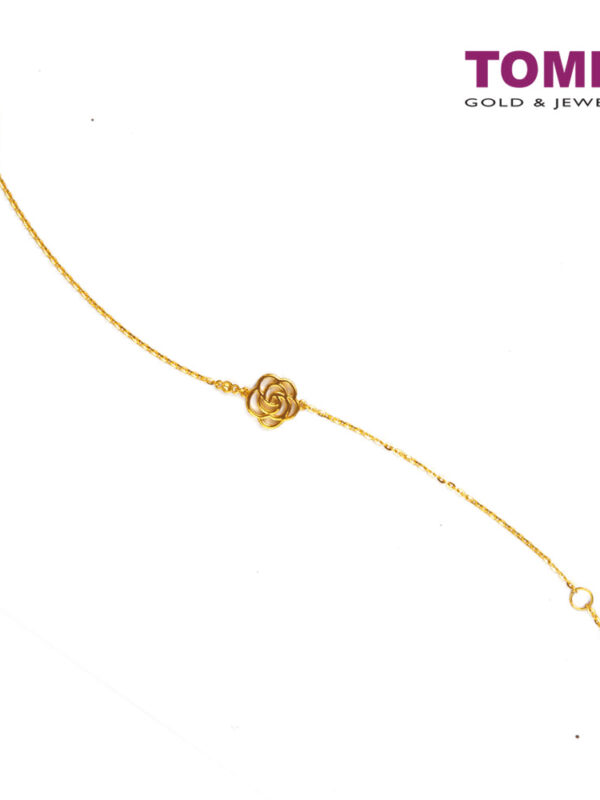TOMEI [Online Exclusive] Bohemian Rose Bracelet, Yellow Gold 916