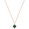TOMEI Rouge Collection Key Necklace, Rose Gold 750