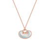 TOMEI Rouge Collection Lucky Lock Necklace, Rose Gold 750