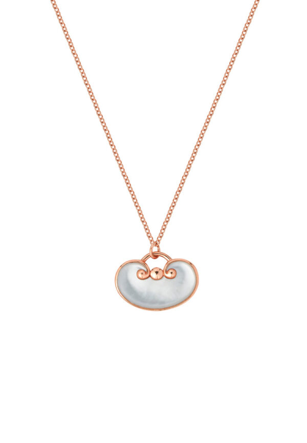 TOMEI Rouge Collection Lucky Lock Necklace, Rose Gold 750