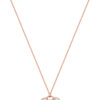 TOMEI Rouge Collection Lucky Lock Necklace, Rose Gold 750